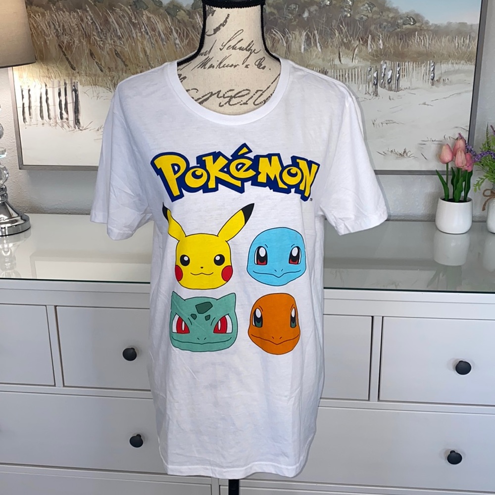 Pokémon Group Graphic Short Sleeve T-Shirt Unisex Size Adult Medium